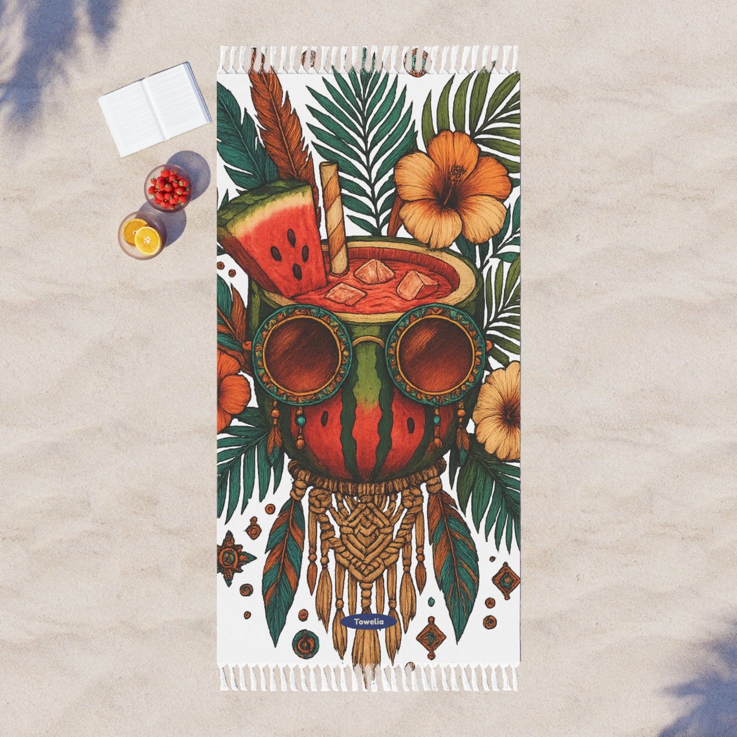 Wild Tropic Boho Beach Towel
