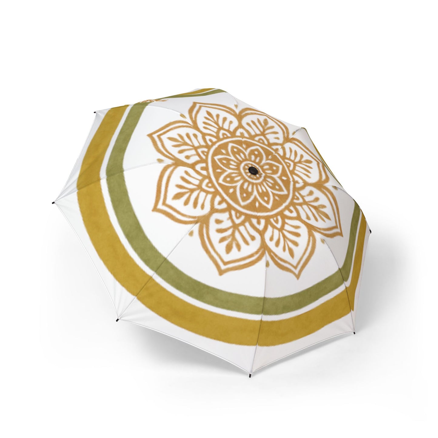 Elegant Mandala Print Umbrella - Chic Rain Protection, Perfect Gift for Nature Lovers, Travel Companion, Birthday, Outdoor Event