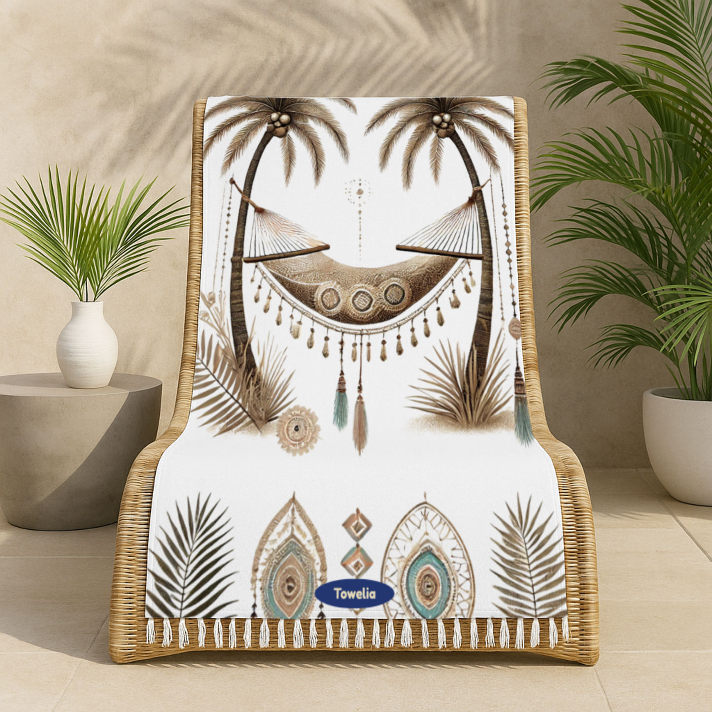 Soul Hammock Boho Beach Towel
