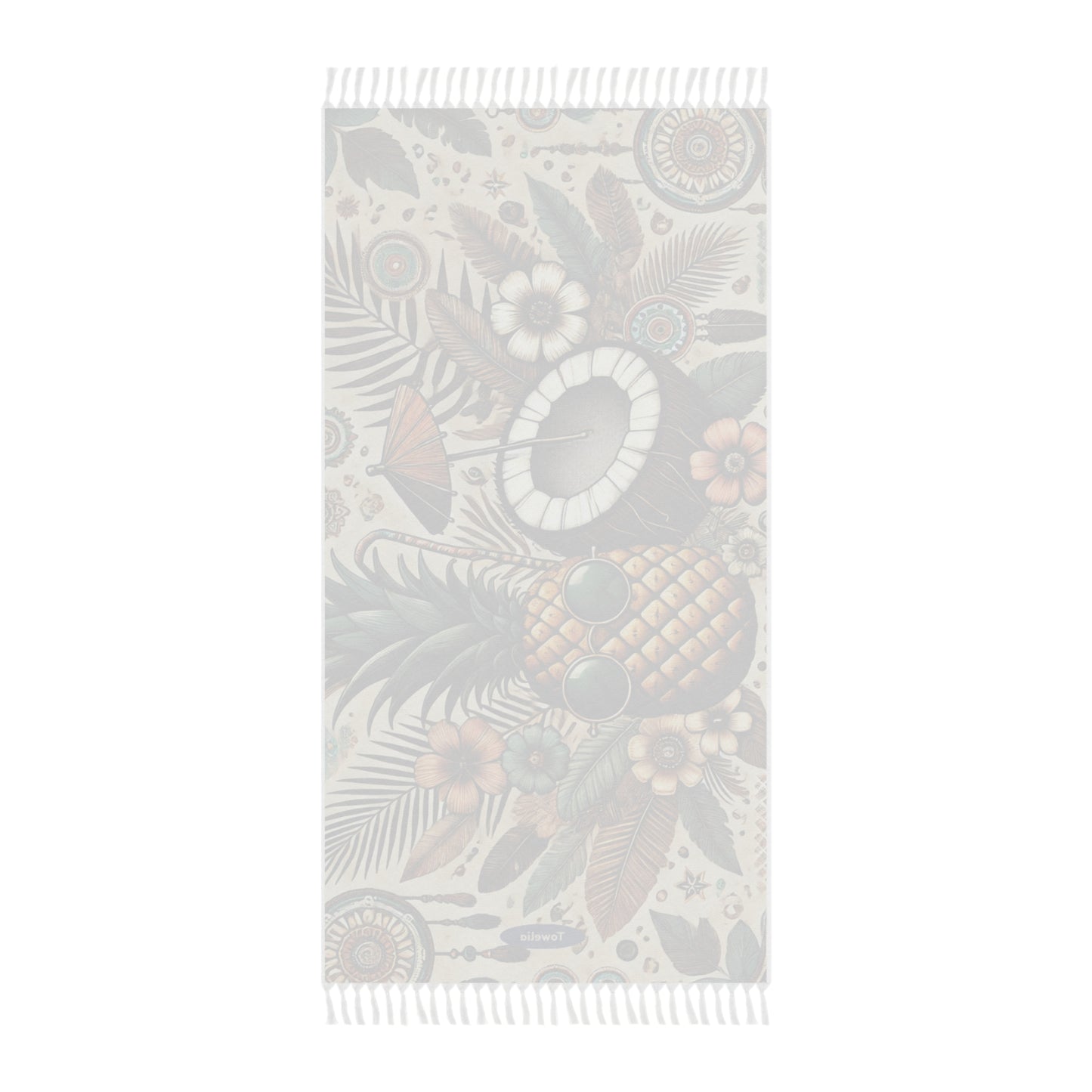 Pineapple Mood Boho Beach Towel
