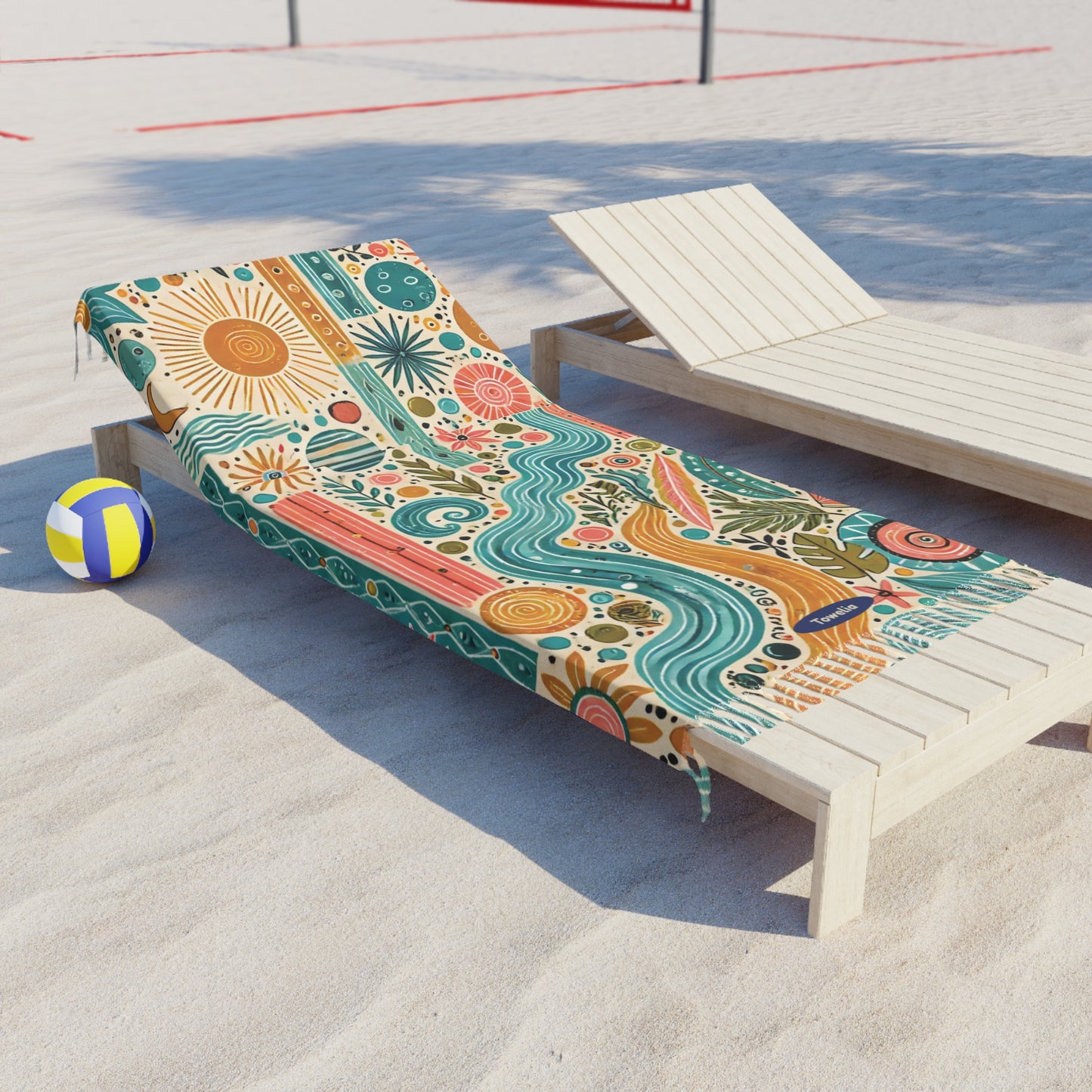 Cosmic Flow Boho Beach Towel