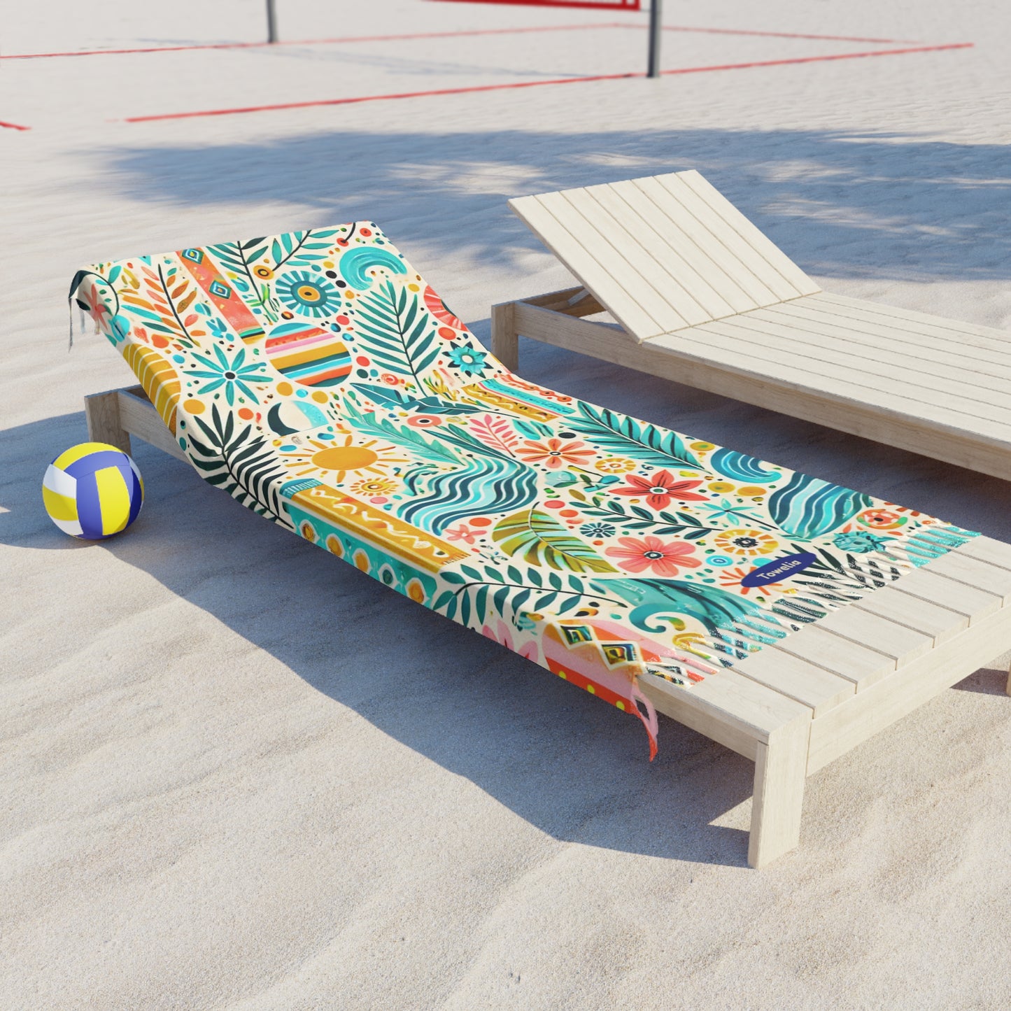 Tropic Pop Boho Beach Towel