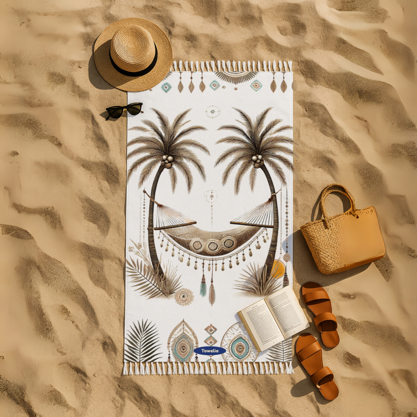 Soul Hammock Boho Beach Towel
