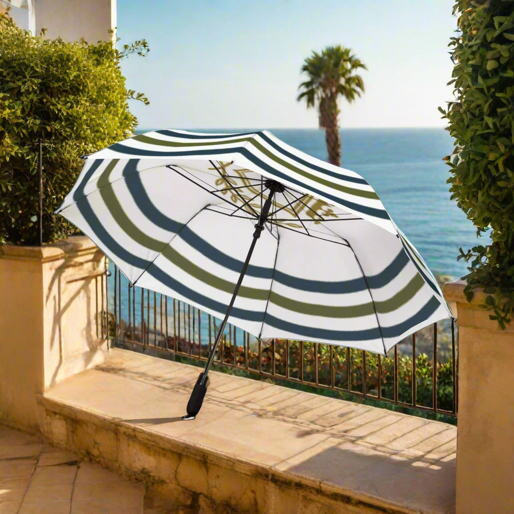 Royal Coastal Emblem style umbrella design