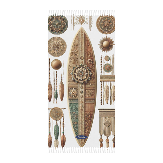 Sacred Surf Boho Beach Towel