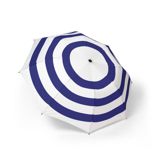 Umbrella Blue and White Lines Design