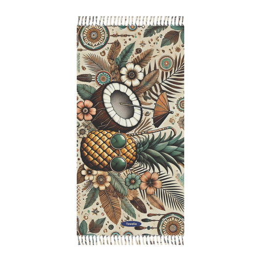 Pineapple Mood Boho Beach Towel